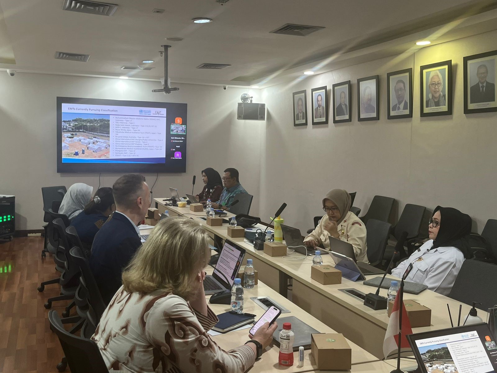 Pertemuan Strategis MULTHEOR Indonesia, Pusat Krisis Kemenkes RI, WHO Indonesia, dan WHO WPRO